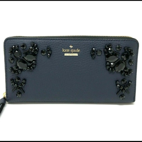 kate spade Handbags - Kate Spade Neda Oceano Embellished Stone Wallet NW